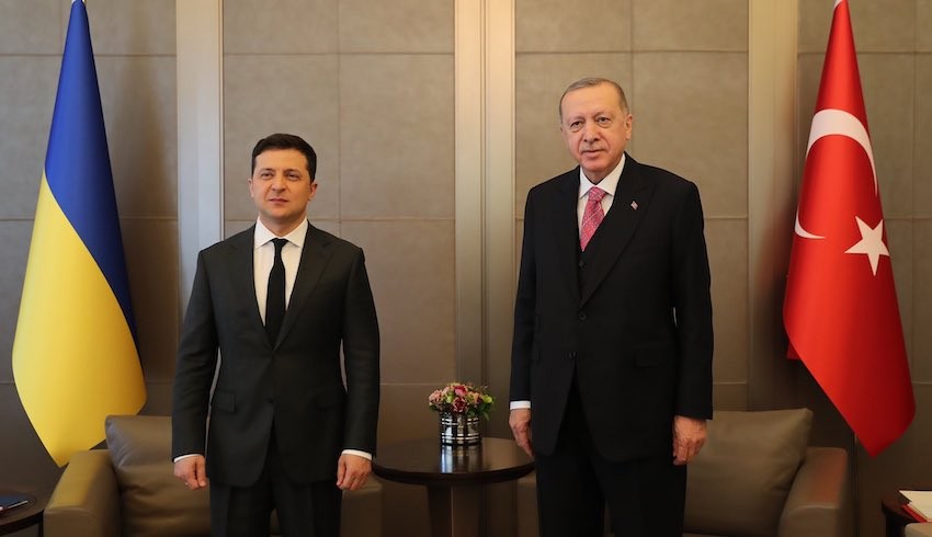 Cumhurbaşkanı Erdoğan, Ukrayna Devlet Başkanı Zelenskiy ile görüştü